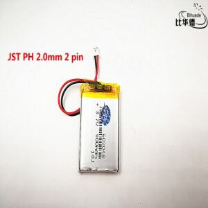 5개/몫 JST PH 2.0mm 2 핀 좋은3.7V900mAH603048 폴리머 리튬 이온/리튬 이온 배터리 장난감 보조베터리 GP
