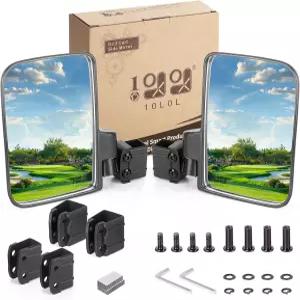 10L0L 골프 카트 미러 야마하 클럽카 이지고 접이식 사이드 리어 뷰 180도 조절 가능한 초대형 유니버설