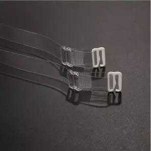 오프숄더용 투명 브라끈 누드 어깨끈 브래지어 속옷 끈 2P 구성