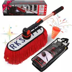 라이드 킹스 오토 더스터 익스텐더블 핸들 차량 외부 스크래치 프리 트럭 SUV RV 오토바이용 카 브러시