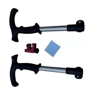 스톤 올빼미 아웃도어 키높이 테크 유모차 손잡이 연장 키트 - 최대 8인치까지 더 이상 구부리거나