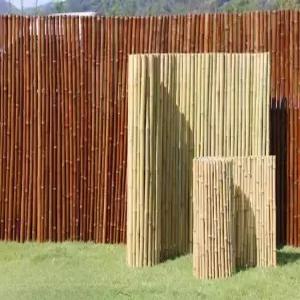 대나무 울타리 가림막 식당 장대 분리대 마당 펜스 전원 꾸미기 파티션 담장 옥상 야외