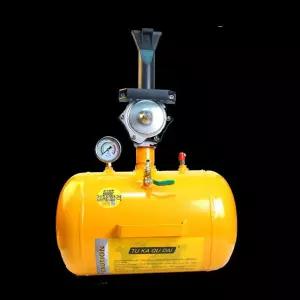 차량 대포 주입기 공기 빵꾸 에어 화물차 바람 바퀴 공기압주입기 펌프 압력계