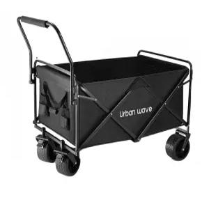 캠핑웨건 카트 쇼핑 중형 트레일러 수레 경량 카키 대형 접이식 바퀴 트롤리 휴대용