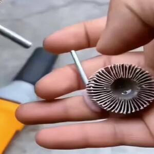 2/5/10개 지름 80  6mm  로터리 툴 연마 버핑 샌드페이퍼 플랩 휠 헤드 회전식 미니 드릴용 맨드릴