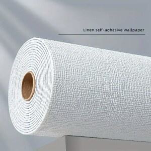 PVC 솔리드 컬러 두꺼운 방수 자체 접착 벽 스티커 침실 및 거실 혁신 벽지 SQ4OT