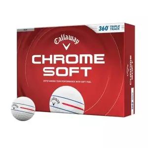 [캘러웨이] 2026 크롬소프트 360 트리플트랙 (3피스) 골프공 - 화이트 (...