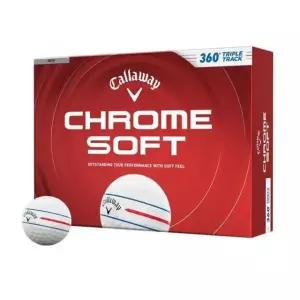 캘러웨이 2026 크롬소프트 360 트리플트랙 (3피스) 골프공 - 화이트 (캘러웨이코리아)