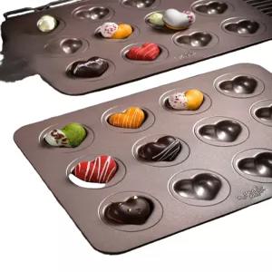 하트 마들렌 실리콘 몰드 오븐 베이킹 쿠키 미니 소형 제과틀