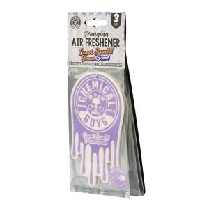 케미컬 가이즈 행잉 카 에어 프레시너 3팩, 카프리 선라이트 드림 코스탈 시트러스 & 소프트 플로럴 향수, 자동차, 트럭, SUV, RV 및 보트용 리어 뷰 미러 페이퍼 프레시너