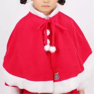 크리스마스 어린이 산타 망토 의상 모자 크리스마스옷 성탄절옷 성탄절파티 코스프레