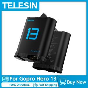 TELESIN For Hero13 배터리 1900mAh3가지 방식 고속 충전기 박스 TF GOPRO호환 13 액세서리 카드 보관함 정