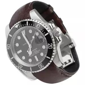 롤렉스 잠수함 40mm, 데이토나, GMT-Master 40mm, 요트마스터, 익스플로러 I 가죽 시계 스트랩 교체 롤렉스