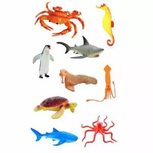 아쿠아 꽃게모형 대탐험 물고기소품 바다생물장난감