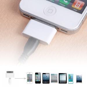 30핀 iphone 호환4 4S 3G 충전기 어댑터용 여성용 마이크로 USB-남성용