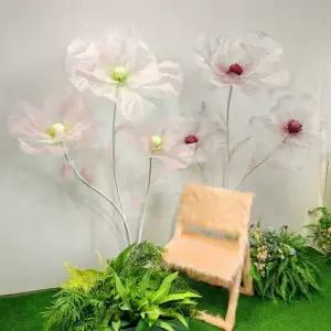 자이언트 실크플라워 대형 입체 웨딩 포토존 조화 촬영 세트 소품 만들기 꽃머리 꽃 플라워