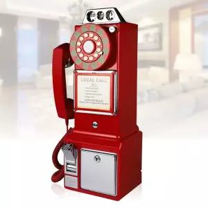공중 전화기 엔틱 영화 벽걸이 앤틱 레트로 미국 옛날