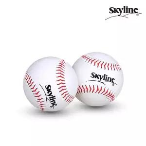 [콩심팥심]품질 좋은 캐치볼용 스카이라인 야구공 경식구 2개입