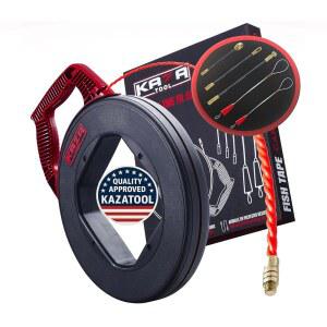 카자툴 피쉬 테이프 와이어 우수 100피트 | 폴리에스터 유리섬유보다 x 4mm 풀러