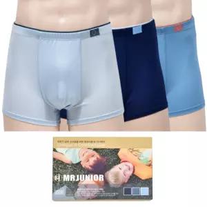 쾌적한 성장기 남아 레이온 스판 사각팬티 3매세트 스타일 언더웨어