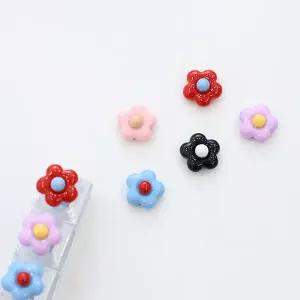 키캡키링 만들기 키보드 파츠 다섯 꽃잎 플라워 B3