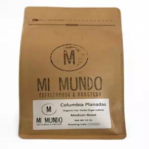 콜롬비아 로스팅 통 커피 원두 - 카라멜/체리 미디엄 로스트 공정 무역 단일 원산지 소량 1파운드(16온스)