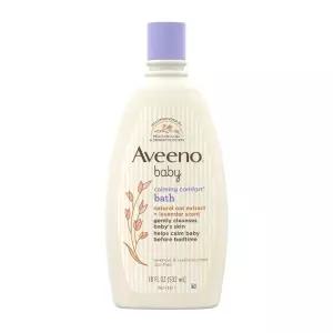 Aveeno 베이비 카밍 컴포트 배스  릴렉싱 라벤더 바닐라 향  18 Fl Oz