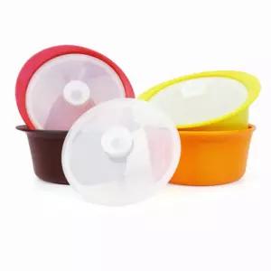 냄비 전자레인지 전용 실리콘 대형 1200ml 찌게 용기