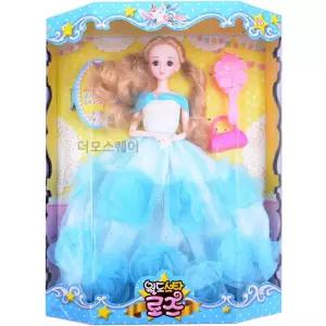 유치원선물 긴머리 예쁜드레스 공주인형 어린이날 여자아기