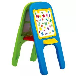 선반있는 키큰 양면 화이트보드 자석칠판 이동식 아기방