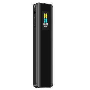 다국어 재생 기능을 갖춘 디지털 고화질 음성 녹음기 B배터리로 20시간 작동T 화면 탑재