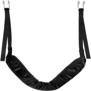 척추 감압 허리 견인 장치 홈 오피스 자동차 여행용 부드럽고 편안한 경량 등받이 스트레칭기(블랙)