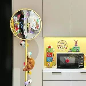 볼록거울 거울 광각 스탠드 B 배경 카페 인테리어 블랙 힙한 45cm 패턴없음