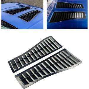 스틸 후드 루버 1985 1990 Z28 삽입 IROC Z 로 코팅 벤트 파우더 에어