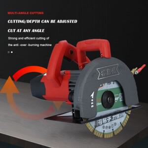 핸드헬드 벽 슬로팅 머신, 콘크리트 벽돌 슬롯 대리석 클라우드 스톤, 9 인치 목공 체인톱