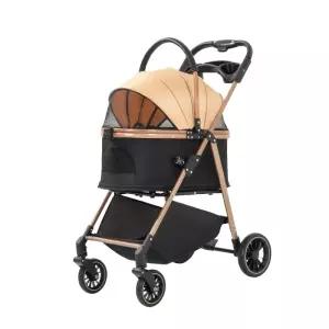 제이코 개모차 노블레스 돔 분리형 애완동물 유모차 강아지 고양이 접이식 경량 휴대용