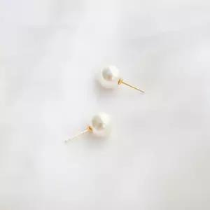 14k 12mm 진주 귀걸이 OPPE0187