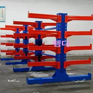 파이프랙 자재 적재 선반 철근 지지대 창고 3열 앵글