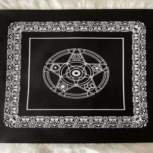 타로카드 천 스웨이드 바닥 깔개 매트 마법진 원단 타로