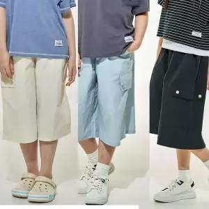 [보리보리/모데쯔]주니어 여름 건빵 바스락 반바지 등교 10대 초등학생