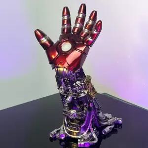 로봇 핸드 메탈 조명 인테리어 실버 스페이스 장식용