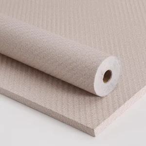 하이민 패브릭 벽지 텍스처 접촉 용지 24인치 X 393인치 잔디 천 필 앤 스틱 인조 린넨 월페이퍼 방수 비닐