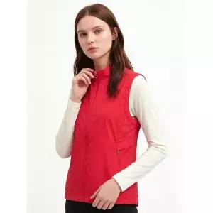 [하프클럽/샵앤]여성 하프넥 뒷면 메쉬 스판 쿨링 바람막이 등산 집업 조끼