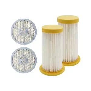 호환  2025-4PCS HEPA 필터 FC8208 FC8250 FC8260 FC8262 FC8264 FC8200-FC8299 FC6132 FC6130 V 진공 부착