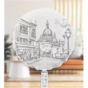 꾹상점2  귀여운 벽걸이 디자인 대형 선풍기커버 스탠드형