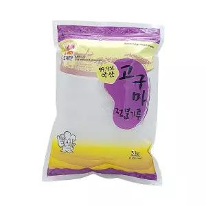 국산 고구마 전분가루 3kg 1개