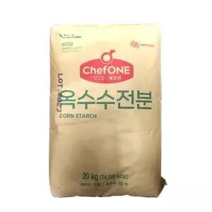 대상 쉐프원 옥수수전분 20kg 1개
