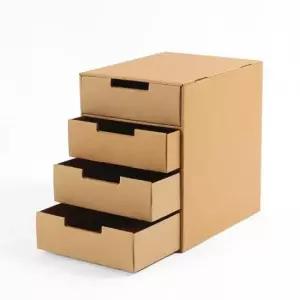 [문구] DIY 페이퍼 4단 문서보관함 데스크정리 서류정리함