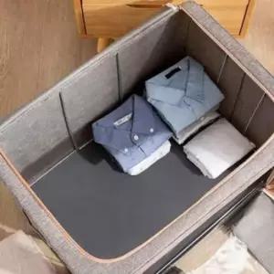 [생활] 패브릭 리빙박스 100L 옷보관박스 기저귀함 소품수납함 다용도박스