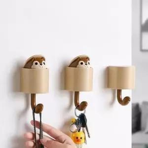 [생활] set 다람쥐 후크 4색 무타공 접착식